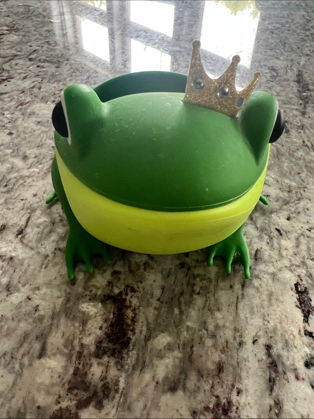 Bath & Body Works Green Frog Prince musical soap holder